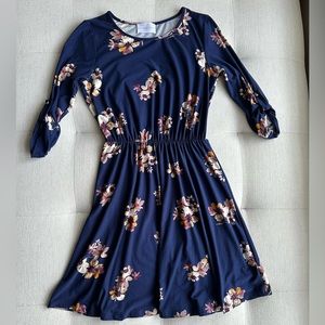 French Grey Murphy Brushed Knot Dress Size Small